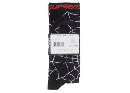 Supreme Spyder Crew Socks (1 Pack) Black