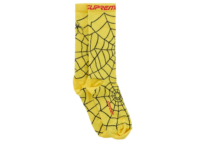 Supreme Spyder Crew Socks (1 Pack) Yellow