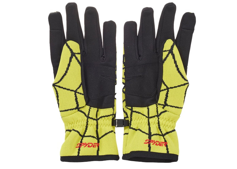 Supreme Spyder Gloves Yellow