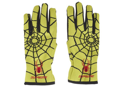 Supreme Spyder Gloves Yellow