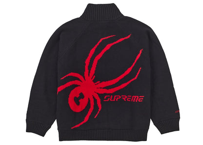Supreme Spyder WINDSTOPPER Zip Up Sweater Black
