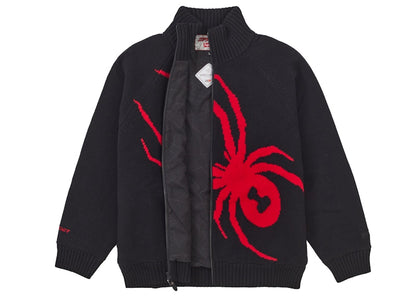 Supreme Spyder WINDSTOPPER Zip Up Sweater Black