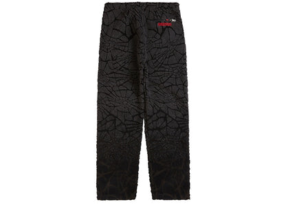 Supreme Spyder Web Polar Fleece Pant Black