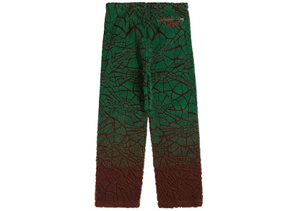 Supreme Spyder Web Polar Fleece Pant Brown