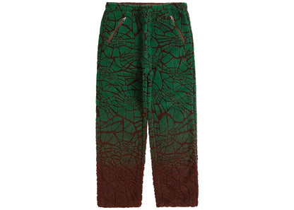 Supreme Spyder Web Polar Fleece Pant Brown