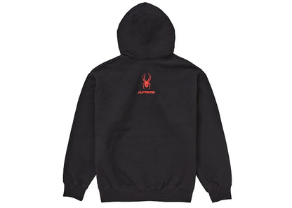Supreme Spyder Zip Up Hooded Sweatshirt Black