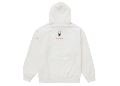 Supreme Spyder Zip Up Hooded Sweatshirt White