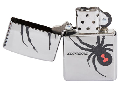 Supreme Spyder Zippo Silver