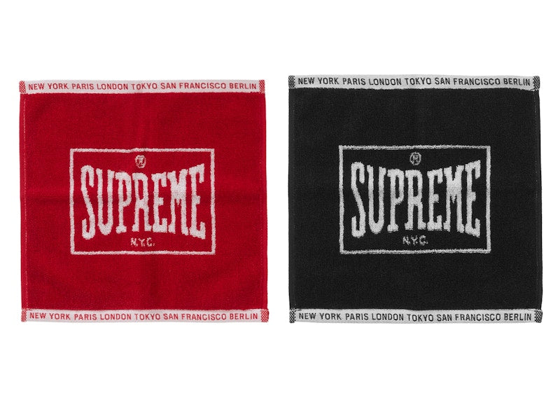 Supreme Square Mini Towels (Set of 2) Multicolor
