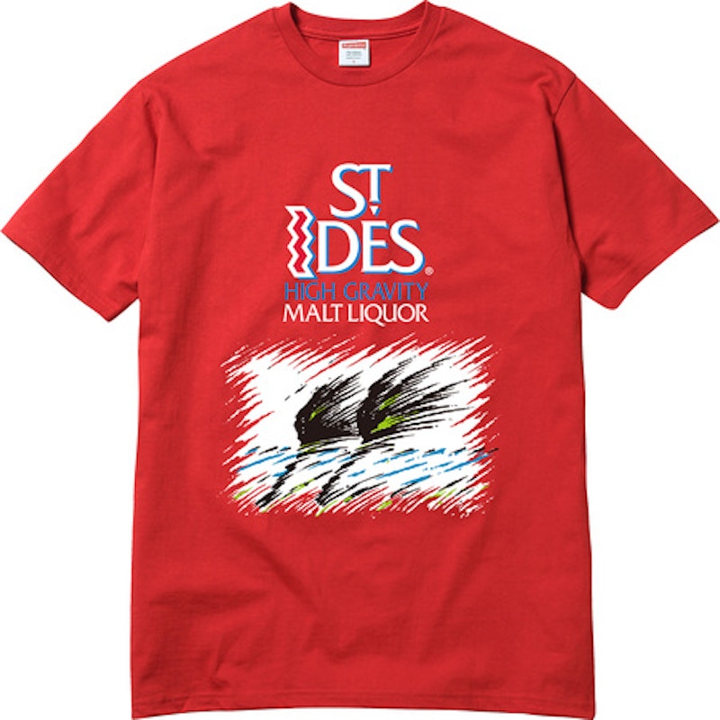 Supreme St Ides Tee Red