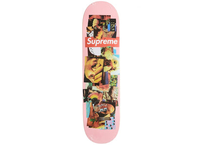 Supreme Stack Skateboard Deck Pink