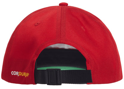 Supreme Stacked Cordura 6-Panel Red