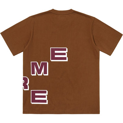 Supreme Stagger Tee Brown