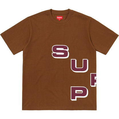 Supreme Stagger Tee Brown
