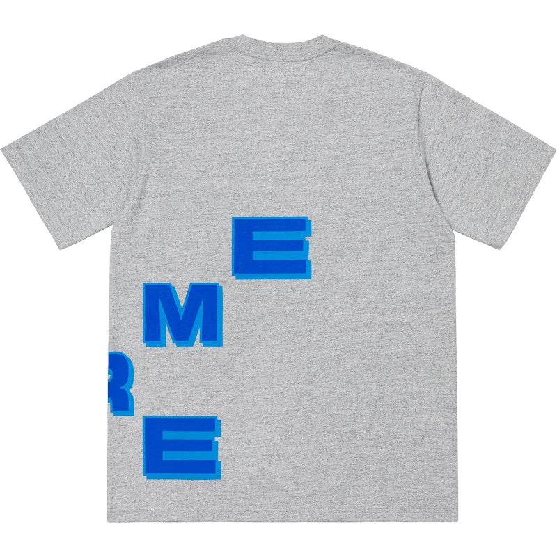 Supreme Stagger Tee Heather Grey