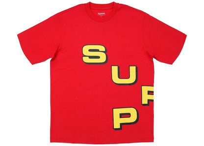 Supreme Stagger Tee Red
