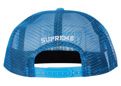 Supreme Stamped Mesh Back 5-Panel Light Blue