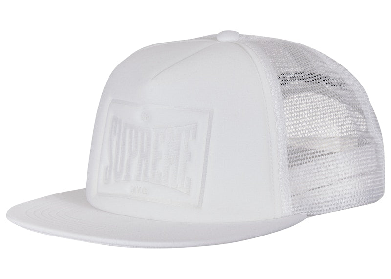 Supreme Stamped Mesh Back 5-Panel White