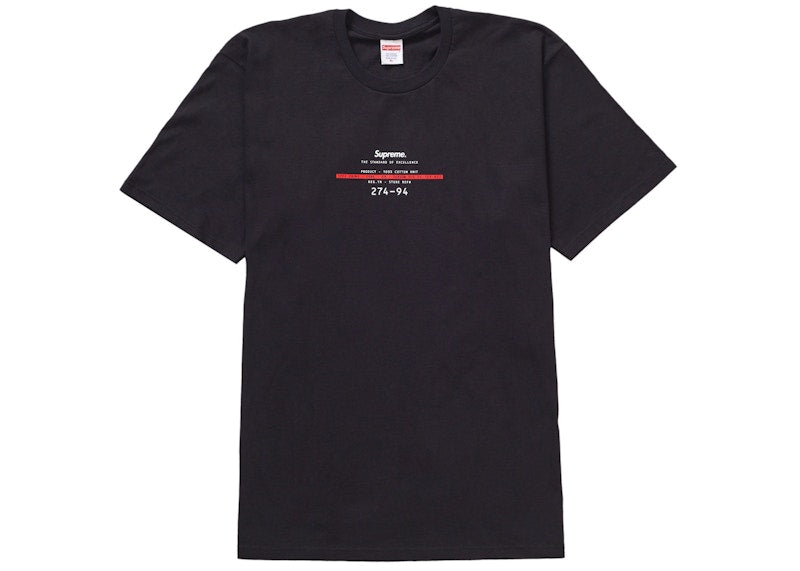 Supreme Standard Tee Black