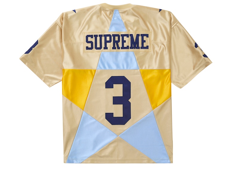 Supreme Star Football Jersey Gold