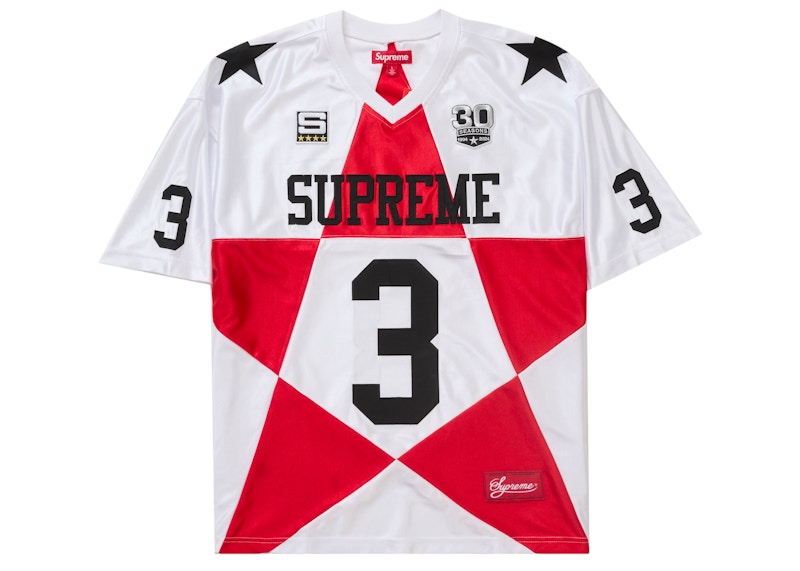 Supreme Star Football Jersey White
