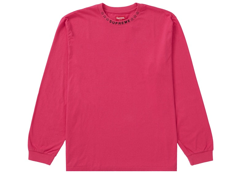 Supreme Stars Collar L/S Top Magenta
