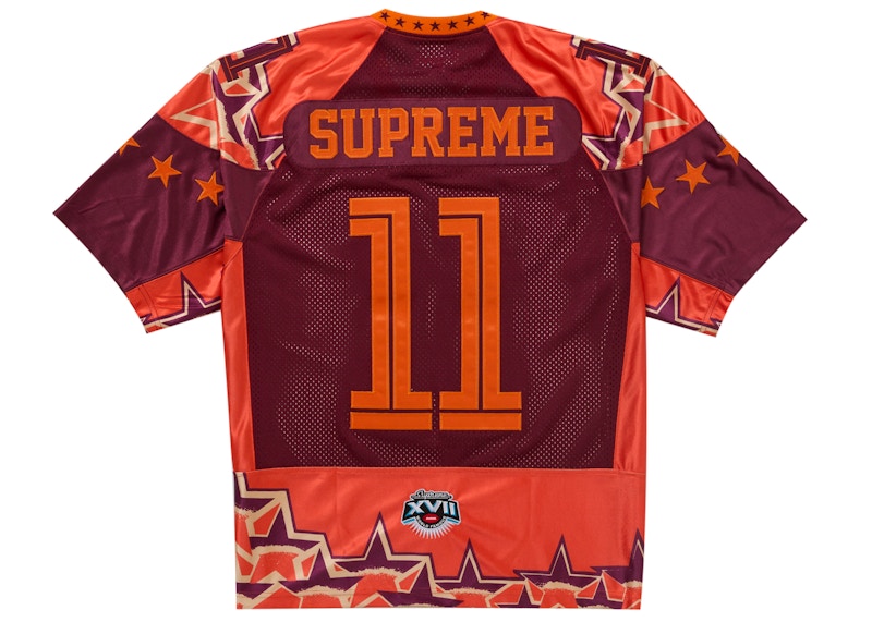 Supreme Stars Football Jersey Orange