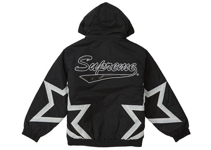 Supreme Stars Puffy Jacket Black