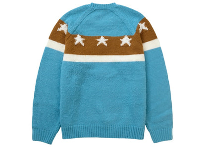 Supreme Stars Sweater Dusty Blue