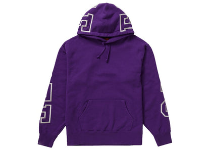 Supreme State Hooded Sweatshirt Purple