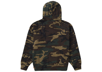 Supreme State Hooded Sweatshirt Woodland Camo