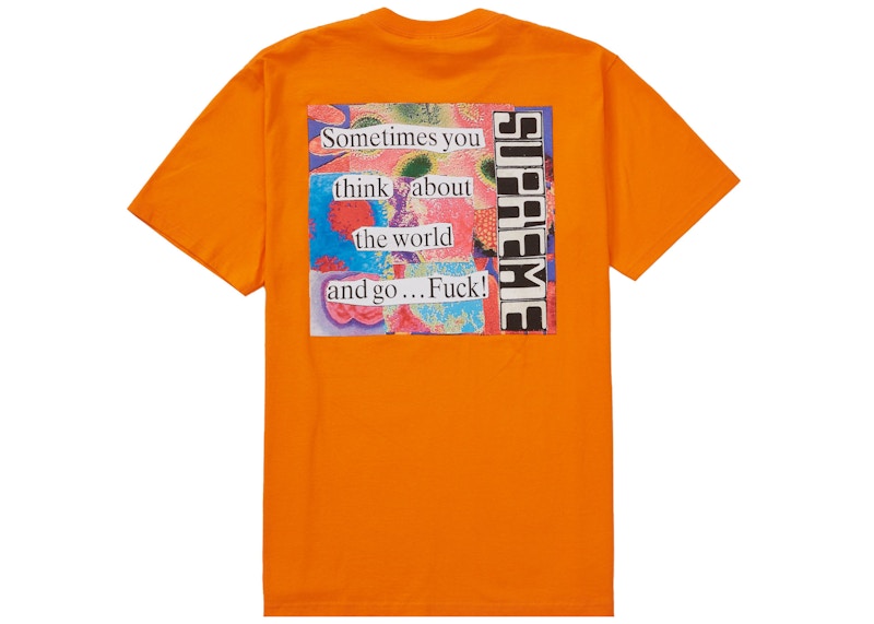 Supreme Static Tee Orange