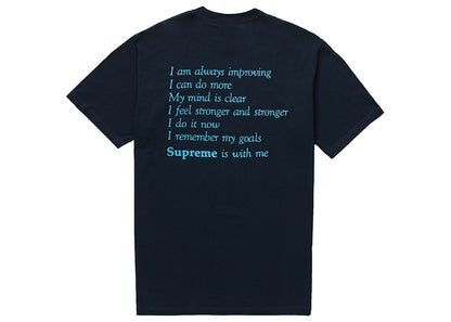 Supreme Stay Positive Tee Navy