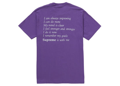 Supreme Stay Positive Tee Purple