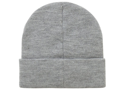 Supreme Stencil Beanie Heather Grey