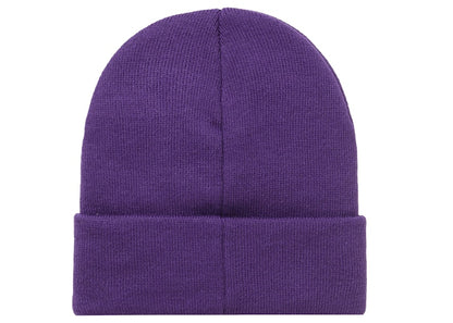 Supreme Stencil Beanie Purple