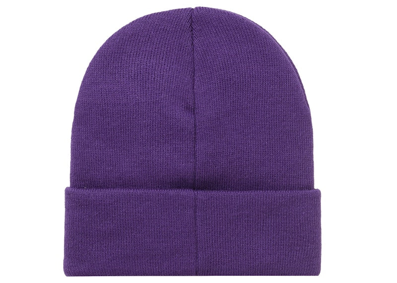 Supreme Stencil Beanie Purple