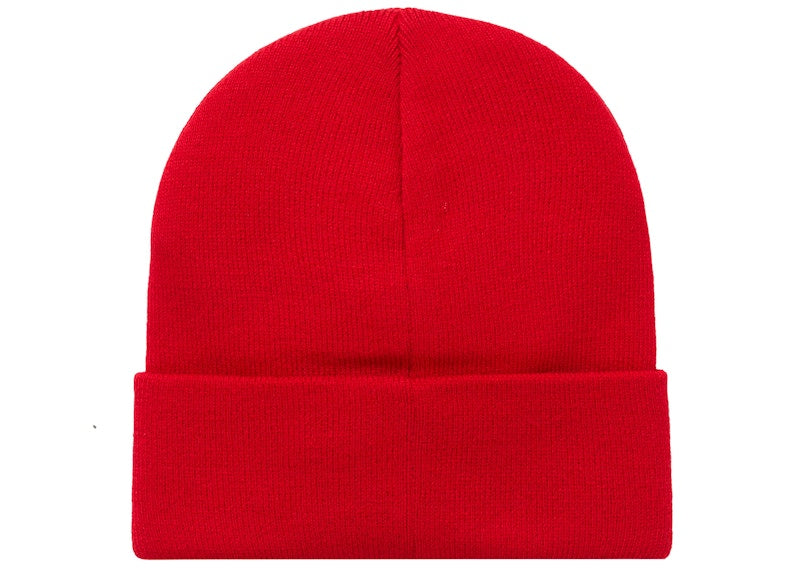 Supreme Stencil Beanie Red