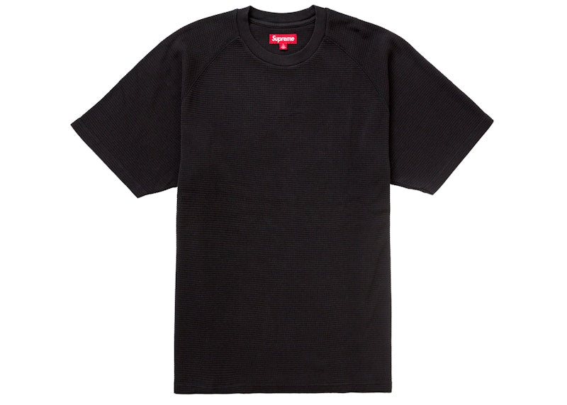 Supreme Stencil Thermal S/S Top Black