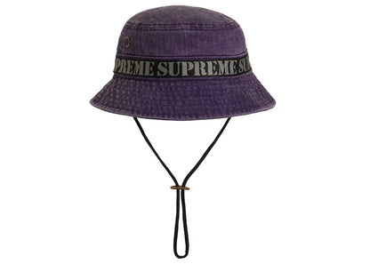 Supreme Stencil Webbing Boonie Purple