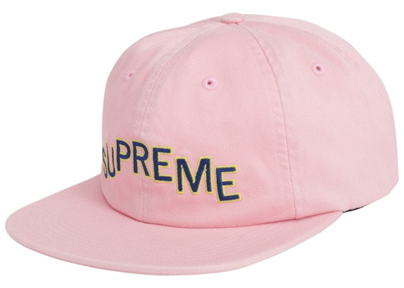 Supreme Stepped Arc 6-Panel Light Pink