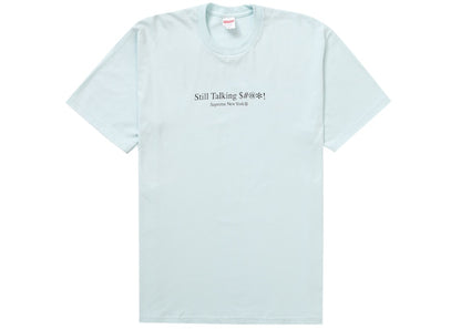 Supreme Still Talking Tee Pale Blue