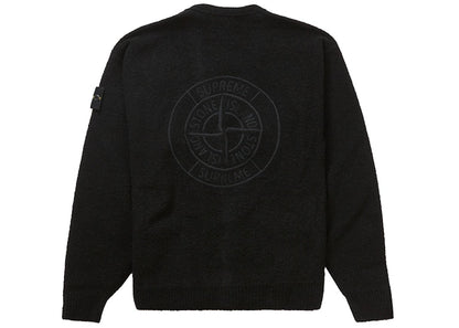 Supreme Stone Island Bouclé Cardigan Black