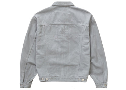 Supreme Stone Island Denim Trucker Jacket Reflective