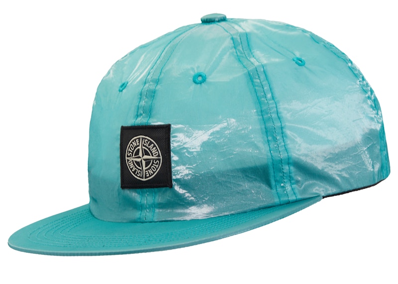 Supreme Stone Island New Silk Light 6-Panel Light Blue