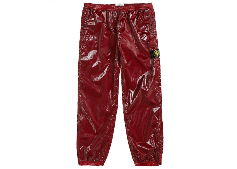 Supreme Stone Island New Silk Light Pant Red