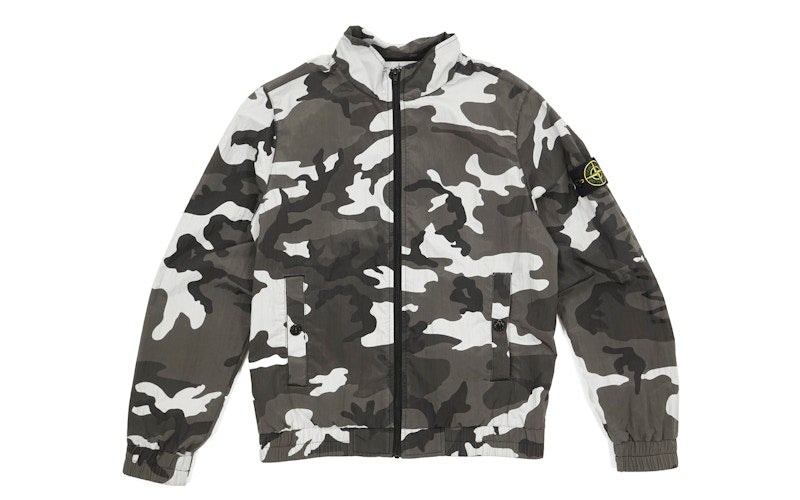 Supreme Stone Island Nylon Metal Track Jacket Snow Camo