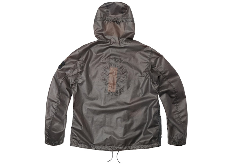 Supreme Stone Island Poly Cover Composite Anorak Black