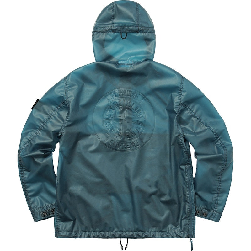 Supreme Stone Island Poly Cover Composite Anorak Teal