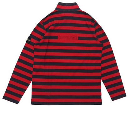 Supreme Stone Island Quarter Zip Long Sleeve Top Black